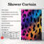 Rideau de douche 1 pièce Spectrum Leopard-1760003247