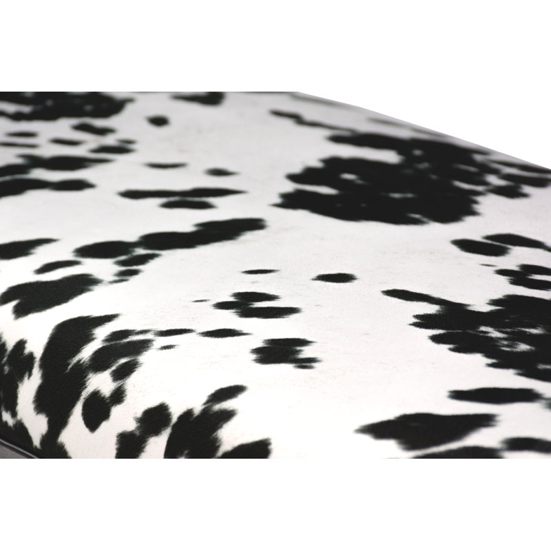 Brooke Upholstered Bench, Black