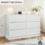 Commode 6 tiroirs avec comptoir spacieux-1437567358