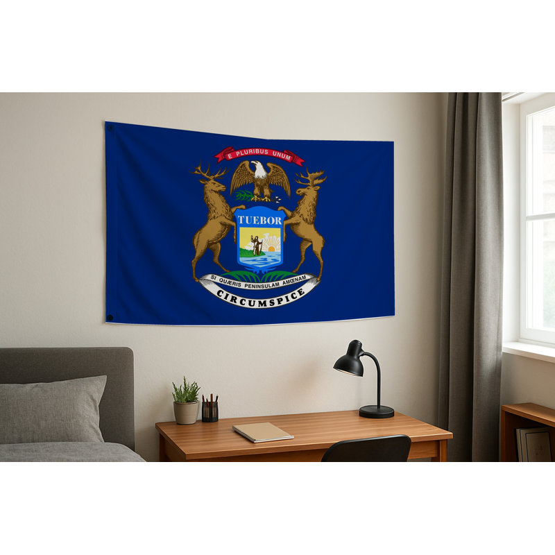 Michigan State Flag — Flag