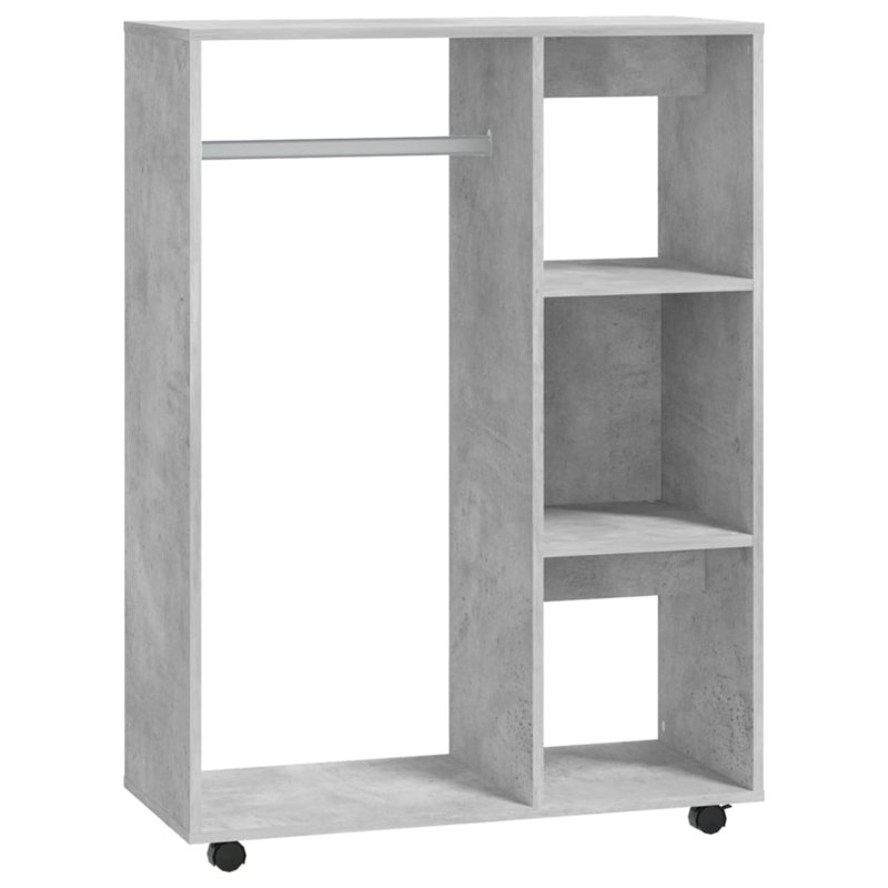 Reckford 80cm Adjustable Clothing Rack, Concrete Grey