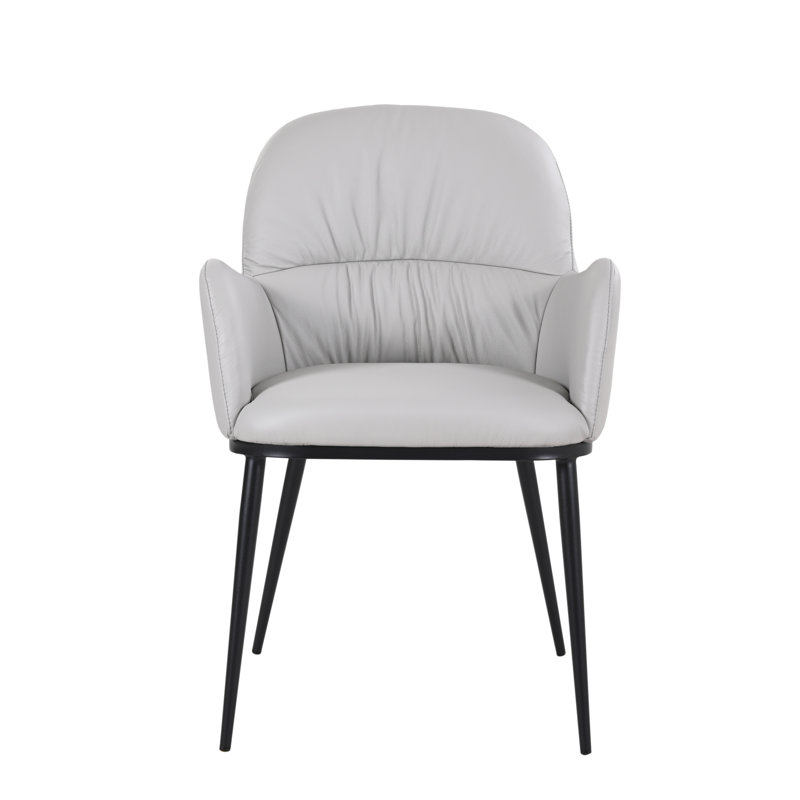 Fauteuil E Kora, Gris clair