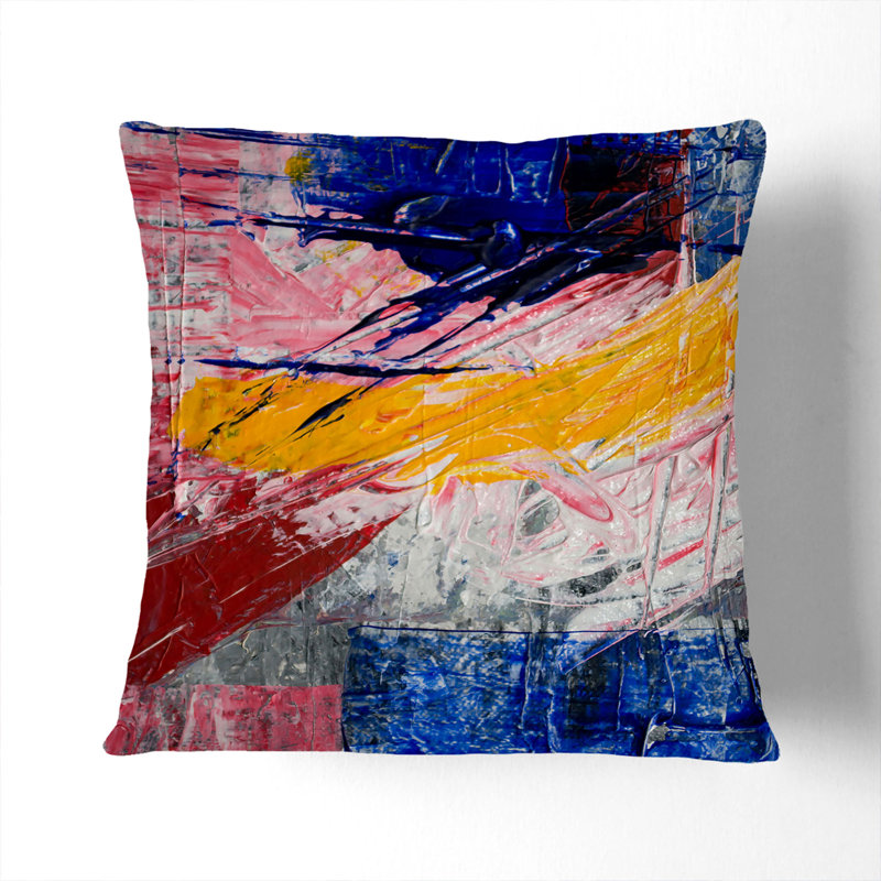 Abstract Square Cushion, 55 x 55 cm