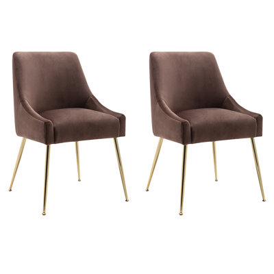 Fauteuil en velours l 21,5 po Koblas