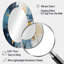 Abstract Layers I - Modern Oval Wall Mirror-2120062914