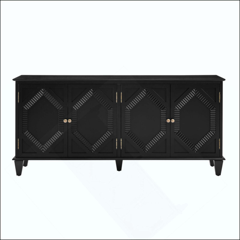 Buffet Mid Mid Century, Noir