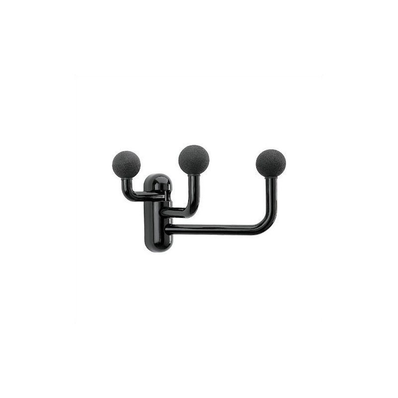 Plastic Wall 3 - Hook Wall Mounted Coat Rack