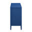 Armoire distinctive en placage de sapin avec structure robuste à cinq pieds et portes arrondies uniques pour un rangement élégant-1490877730