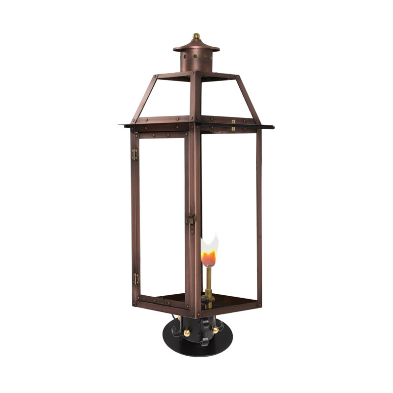 Beinville Outdoor Wall Lantern, 34" H x 12" W x 14" D