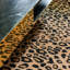 Leo Hand Tufted Wool Animal Print Area Rug in Beige-1463644792
