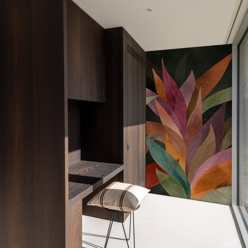 Surfaces Collection Botanical Essence 118.1-Inches Wide x 9.3-Feet High 6-panel Wall Mural