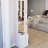 Extra Large 11.8" X 15.7" 63" Full Body Dressing Mirror Cabinet, Multi Layer Organization, Elegant Appearance, American Style, White Concise Practical, Design,