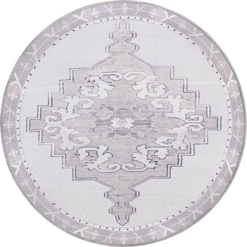 Oppie Oriental Indoor Rug, Round 3'6"