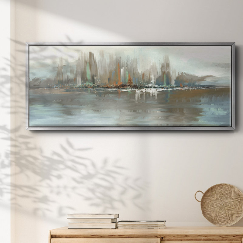 Big City Lights - Toile encadrée, H 8 po x l 20 po