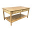 Table basse en bois massif avec rangement Amreece-1323353716