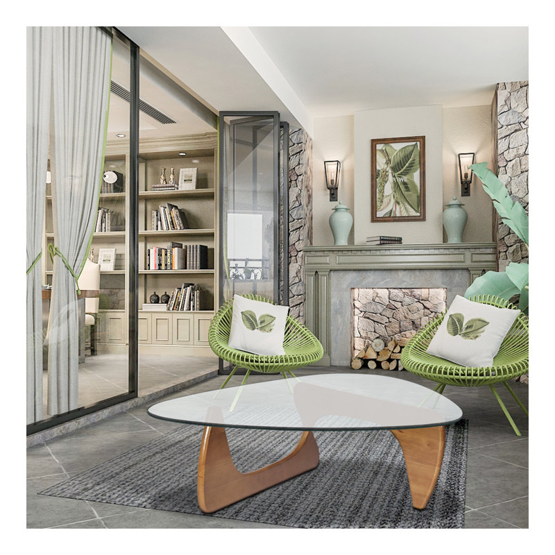 Home Modern Triangle Coffee Table