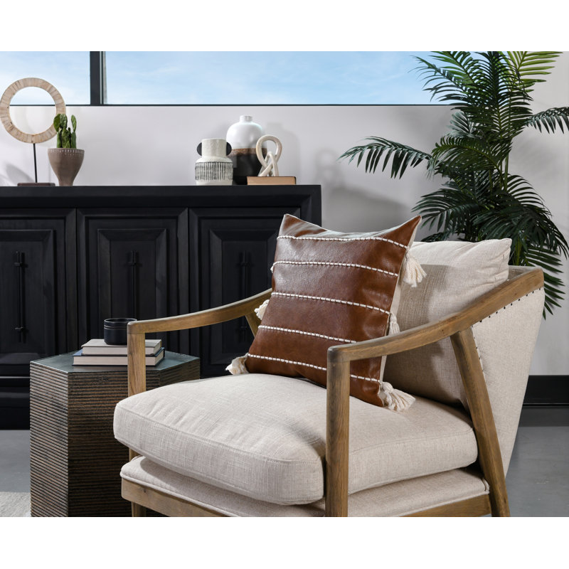 Gretchen Vegan Square Pillow Cover & Insert