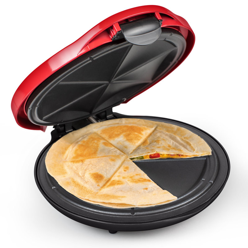 Taco mardi TCTEQM10RD 10 po Machine à quesadilla électrique