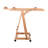 H Frame Easel, Multi-Function Studio Easel, Solid Beech Wood Easel, Height Adjustable Painting Canvas Holder Stand,Tilts Flat Artist Easel with Locking Caster Wheels