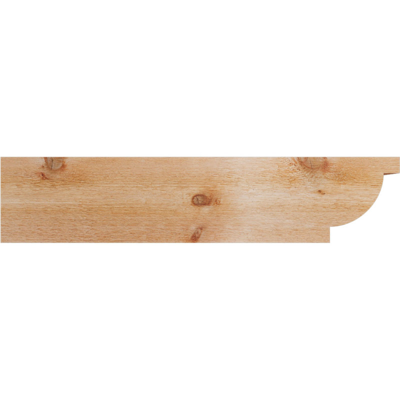 Alpine Rough Sawn, Cèdre rouge, H 8 po x l 36 po x P 4 po