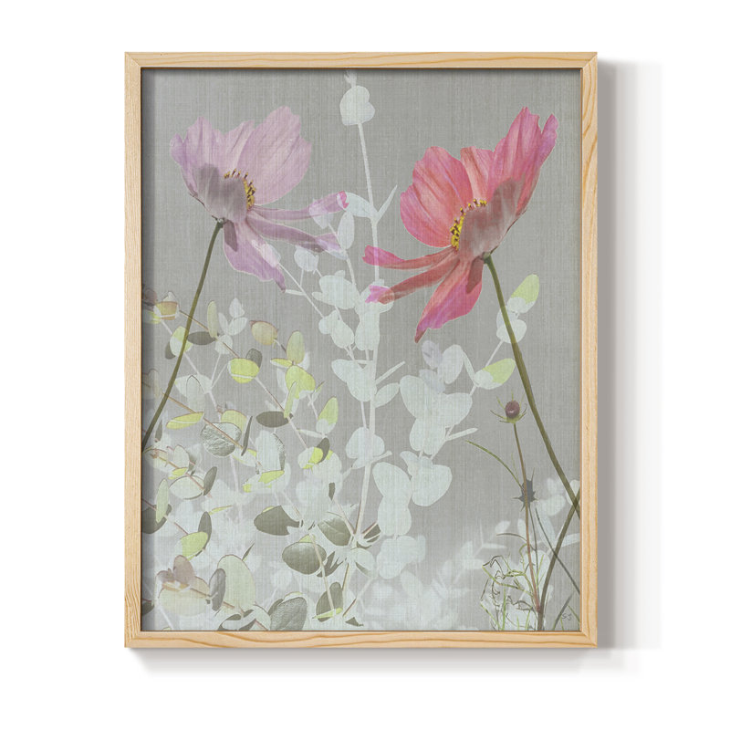 «Blanton's Garden II», reproduction encadrée - bois massif, Naturel, H 15 po x l 12 po