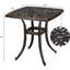 Table d'appoint extérieure en fonte d'aluminium -1598437774