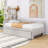 Twin Upholstered Daybed with Trundle-656438723