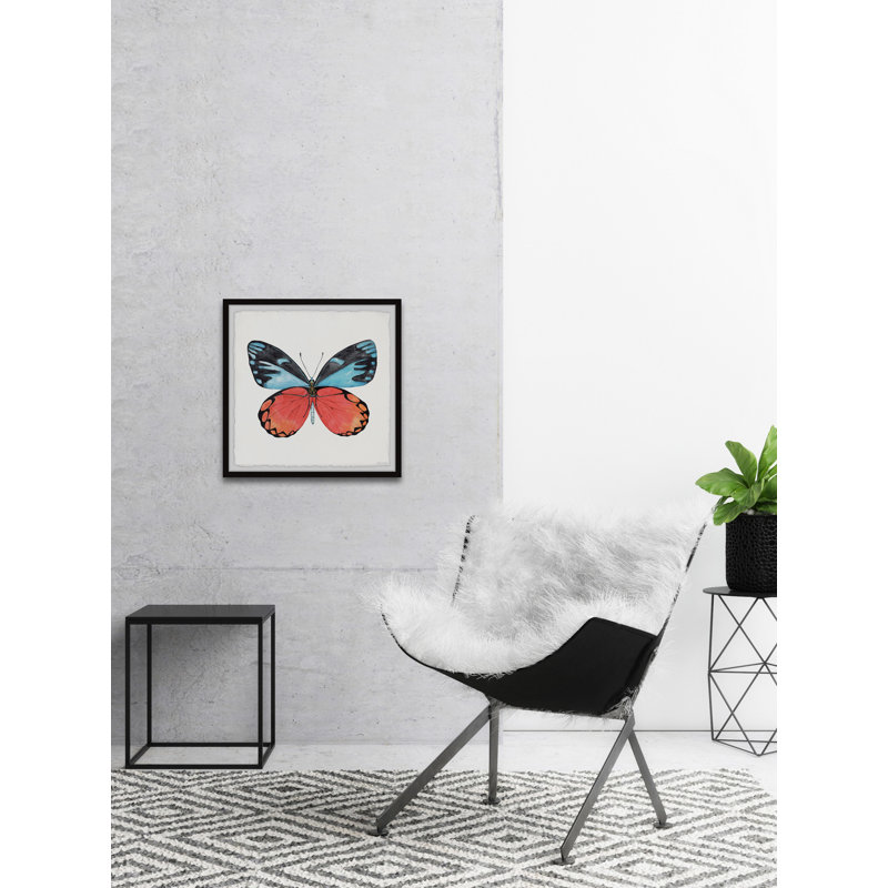 Symmetrical Wings - Single Picture Frame Painting, 61cm H x 61cm W x 3.81cm D