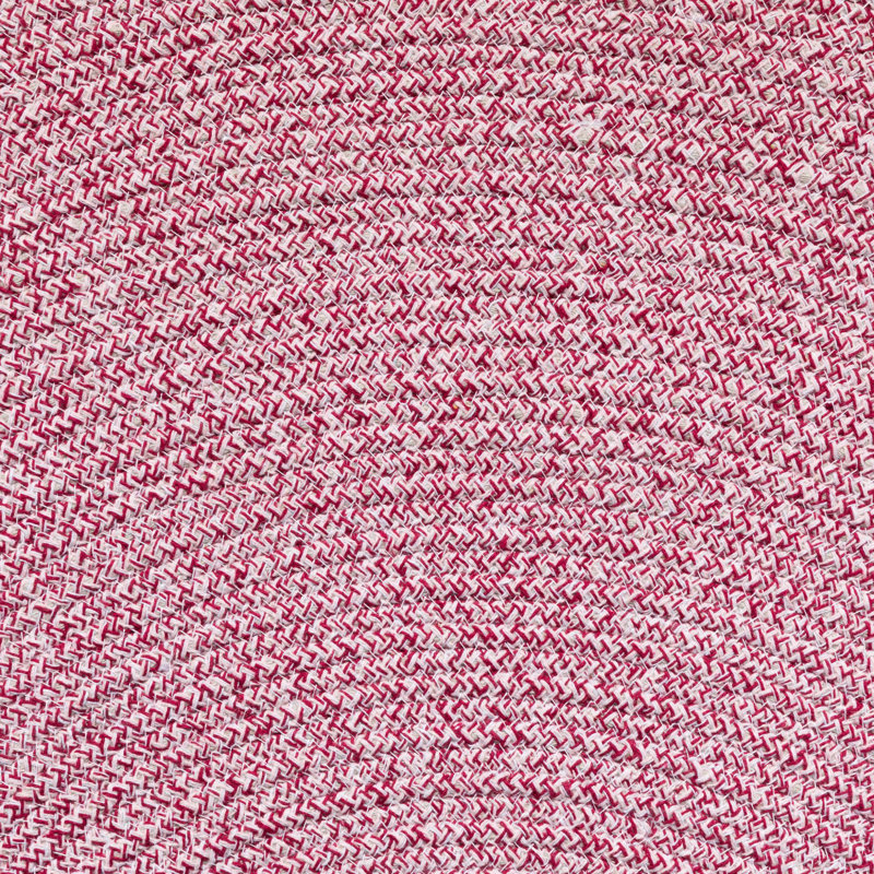 Round Dahlin Cotton Braided Area Rug, Round 170cm, Grey/Brown/Blue