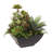 15'' Faux Succulent in Metal Planter