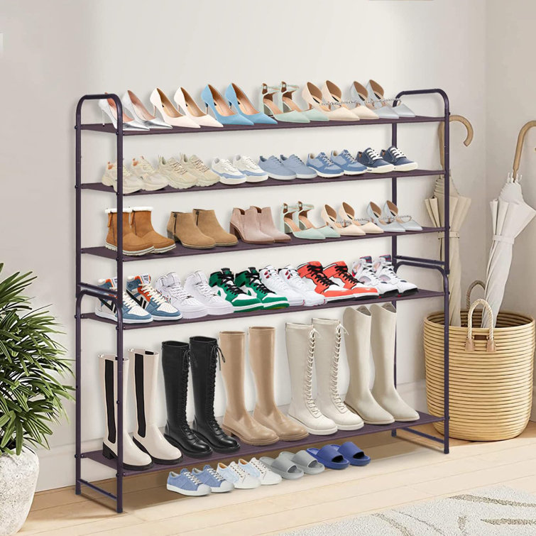 Rebrilliant 15 Pair Shoe Rack