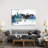 Nottingham Bluish Skyline by WallDecorAddict - Wrapped Canvas Print-1473296904