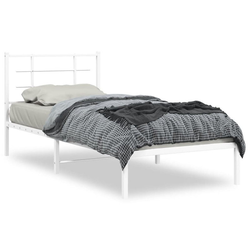Burglinde Metal Bed, Single (3')