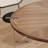 French Vintage Round Dining Table, Durable Walnut-245531398