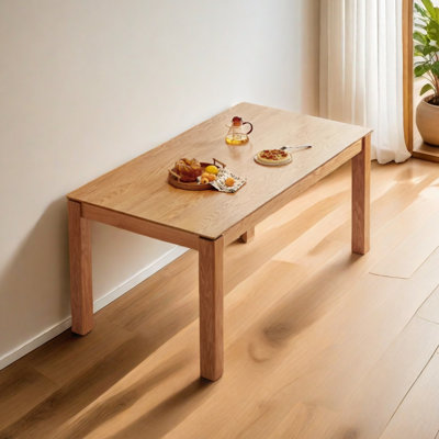 Cloys Oak Solid Wood Dining Table