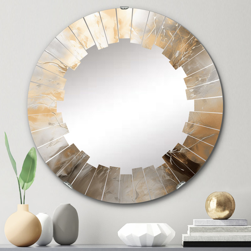 Miroir mural Gold, 24 po x 24 po