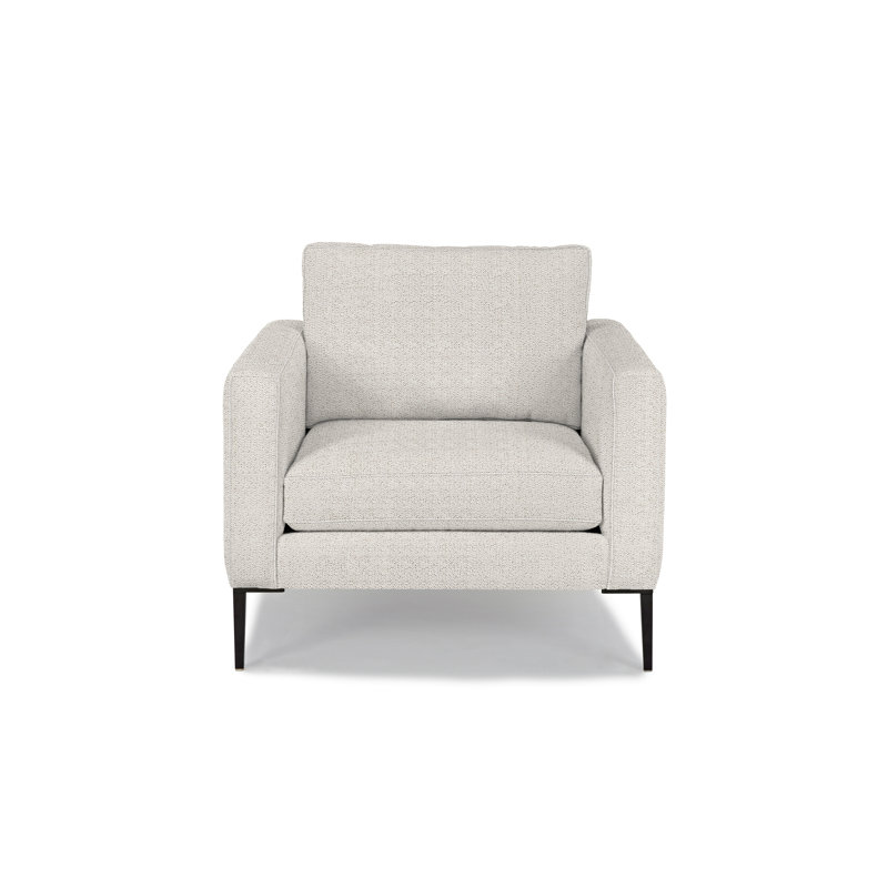 Fauteuil large de 36 po Odin, Polypropaline blanc bouleau