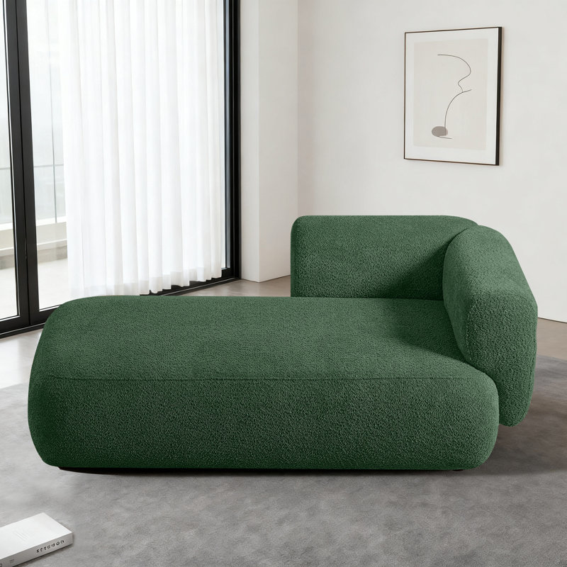 Lounge Chaise, Light Green