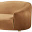 Causeuse courbée en velours 67 po Shurtz-390991169