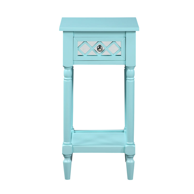 Mayall End Table, Aqua Blue