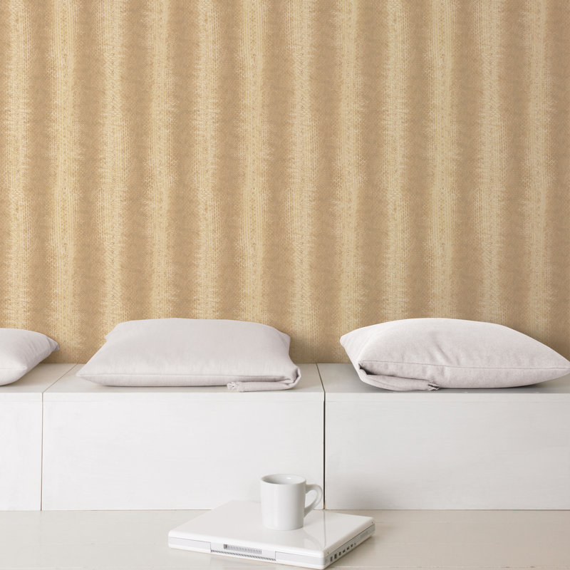 10m x 53cm Matte Wallpaper Roll, Ochre