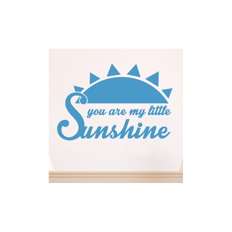 Wall Decal, Blue, Large
