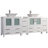  Modern 84" Double Bathroom Vanity Set with Mirror-27042767