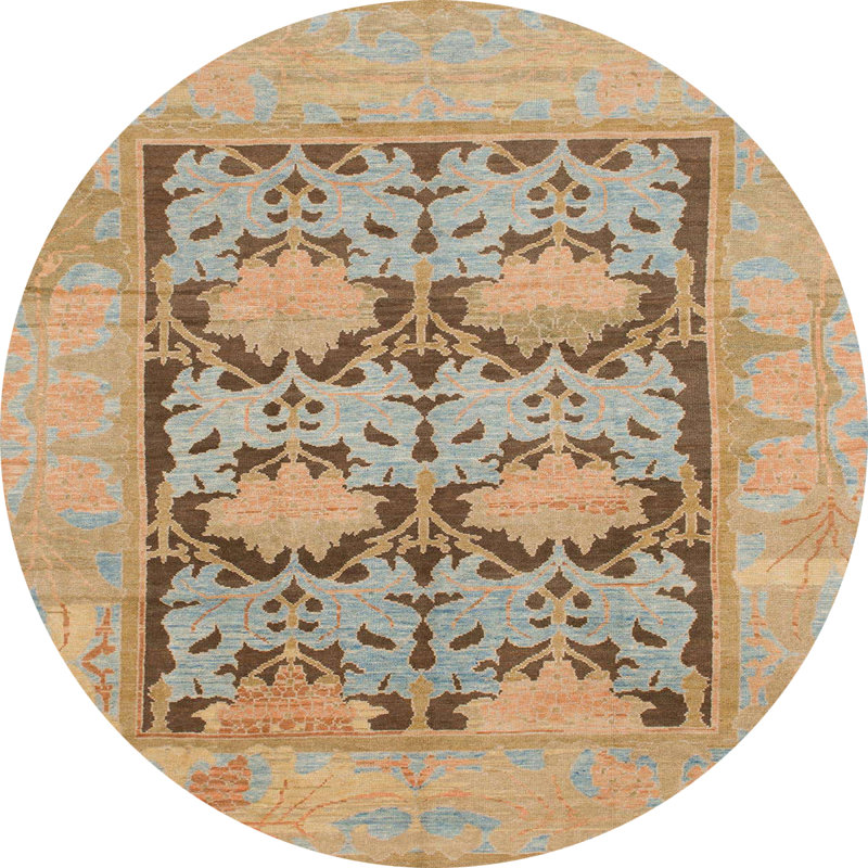 Abstract Indoor Rug, Round 3'