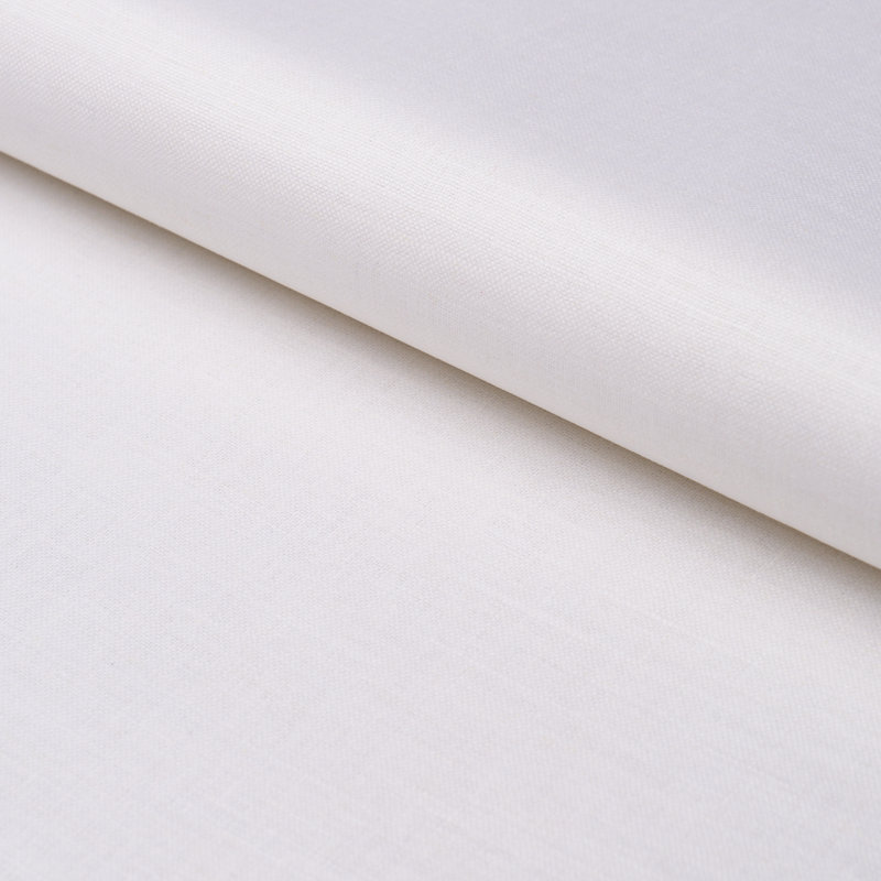 Schumacher x Patterson Flynn Patent Linen Fabric, White
