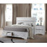 Ensemble de chambre à coucher 2 pièces avec rangement au pied de lit