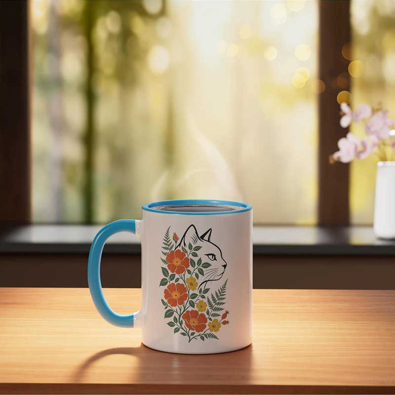 Ceramic Coffee Mug, Blue