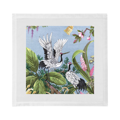 Summer Palace Cotton Sateen Dinner Napkins
