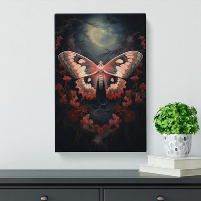 Moth Romanticism - Wrapped Canvas