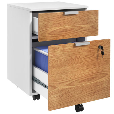 Radhika 42cm Wide 2 -Drawer Mobile File Cabinet